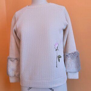 Sweater with embroidery